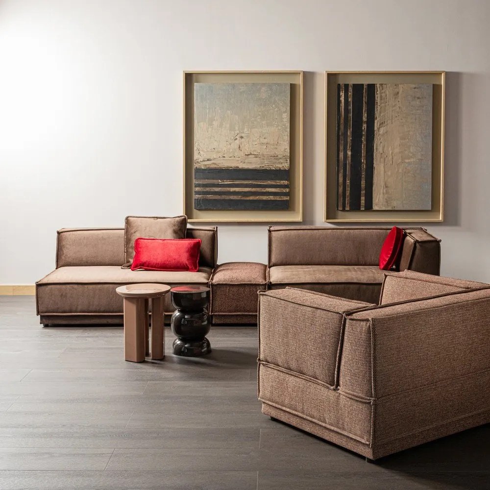 Fényes kerek tárolóasztal ø 40 cm Orivo – WOOOD