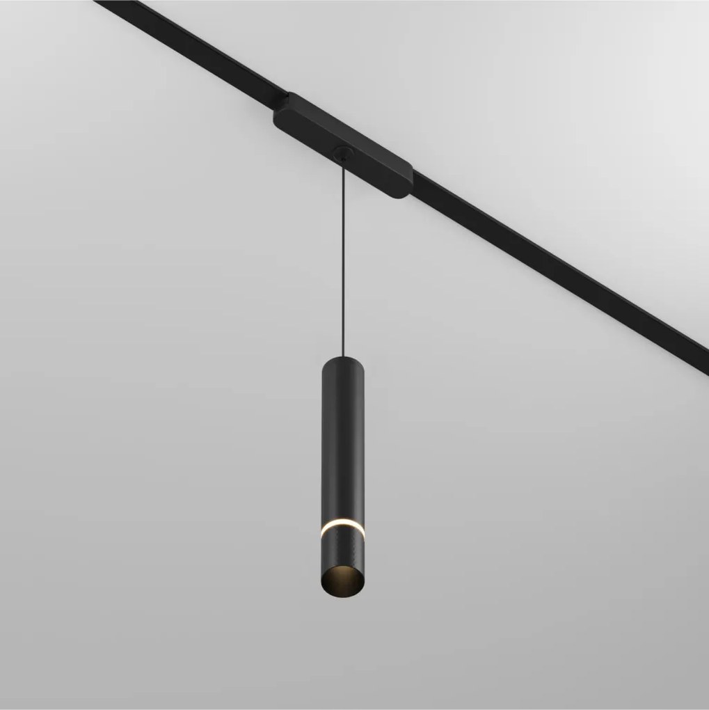 DK/EU-5315-BK Slim pendant magnetic track light AIR HANG, 5W, 3000K, black color — DK/EU-5315-BK