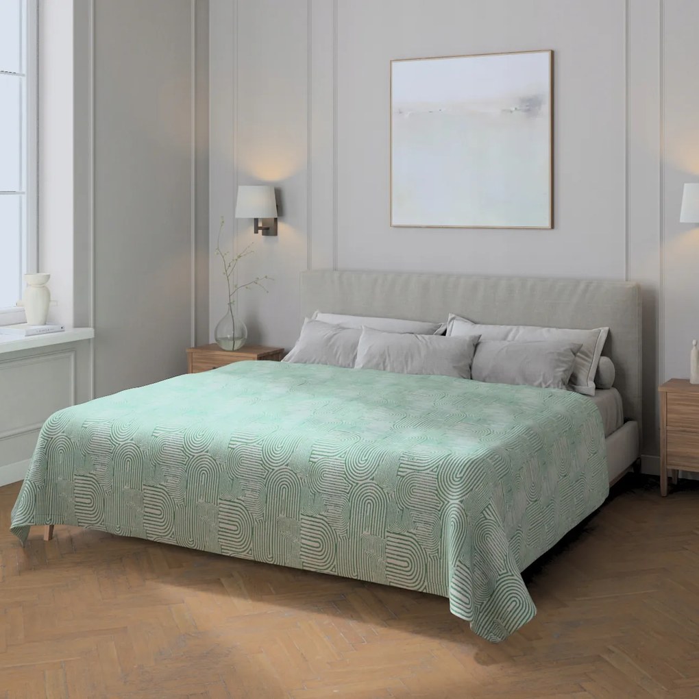 Dekoria Pléd ágytakaró 220x260cm zöld árnyalatok 220 x 260 cm