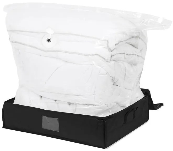 Tárolódoboz Compactor 3D Black Edition, 145 l, fekete