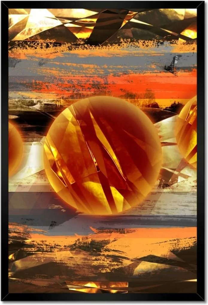 Poszterek keretben 40x60 Kíváncsi gömbök