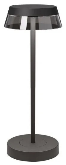 Redo 90312 - LED Dimmelhető asztali lámpa ILUNA LED/2,5W/5V 3000 mAh IP65 fekete