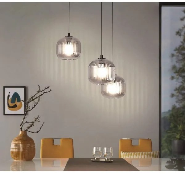 Eglo 99373 - Csillár zsinóron MANTUNALLE 3xE27/40W/230V