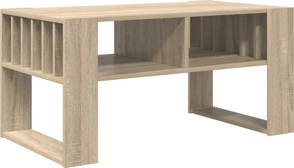 vidaXL Dohányzóasztal Sonoma tölgy 92 x 49,5 x 45 cm Faanyag