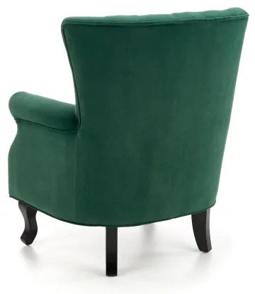 Fotel CLARUS sötétzöld