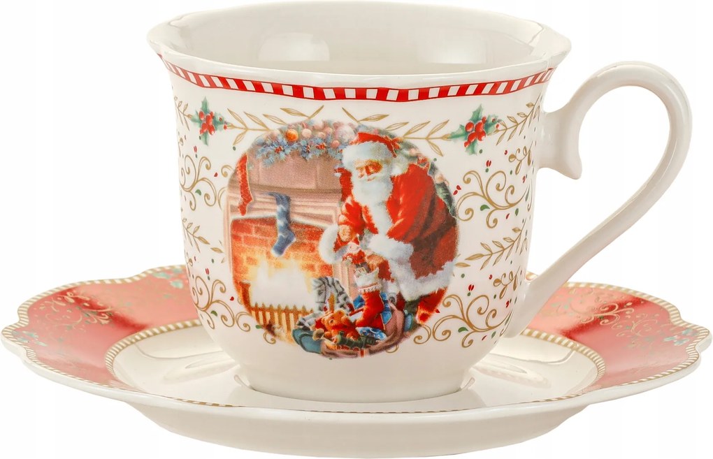 2 db-os bögre két személyre 250 ml karácsonyi porcelán
