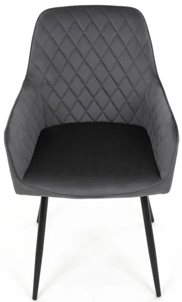 Szürke Bársony Étkezőszék. DCH-215 GREY4