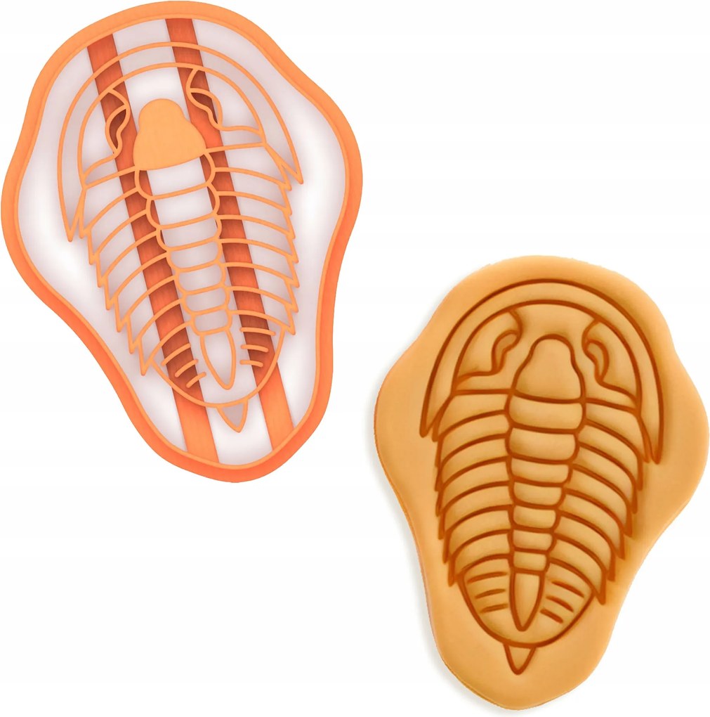 Prémium Kekszlyukasztó Forma Trilobit Dinoszaurusz Dino