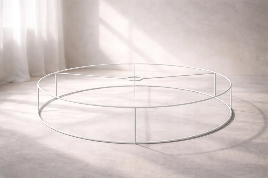 Kombinált lámpatartó állvány, lámpabúra 80 cm Fehér 30 cm magas