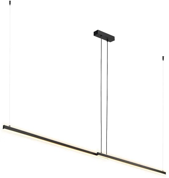 Argon 8838 - LED Csillár zsinóron MIAMI LED/74W/230V 3000K fekete