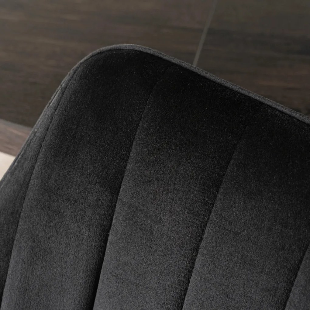 Forgó Étkezőszék Fekete Színben. MUMBAI