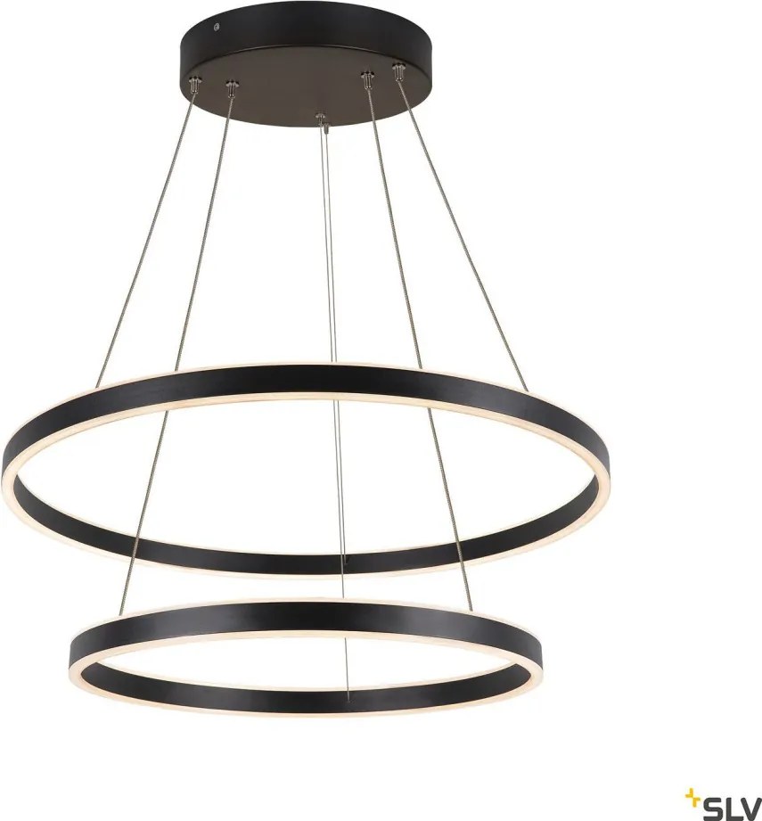 SLV 1004767 ONE Modern Led Függesztett Lámpa Fekete LED IP20