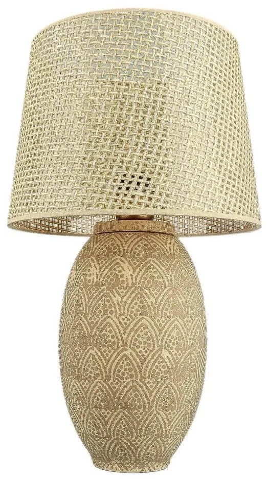 Asztali lámpa RAMZES 1xE27/40W/230V arany
