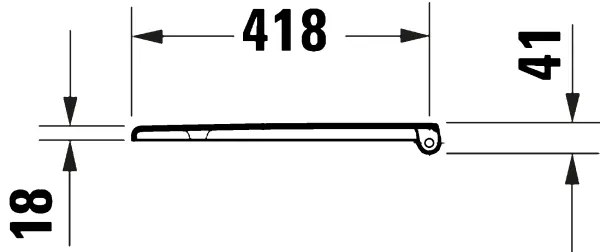 Duravit 28210000 - WC-ülőke D-CODE 37,4x43,3 cm fehér