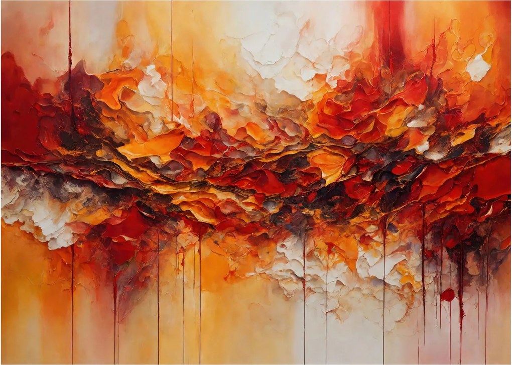 Üveg kép - Absztrakció (70x50 cm)