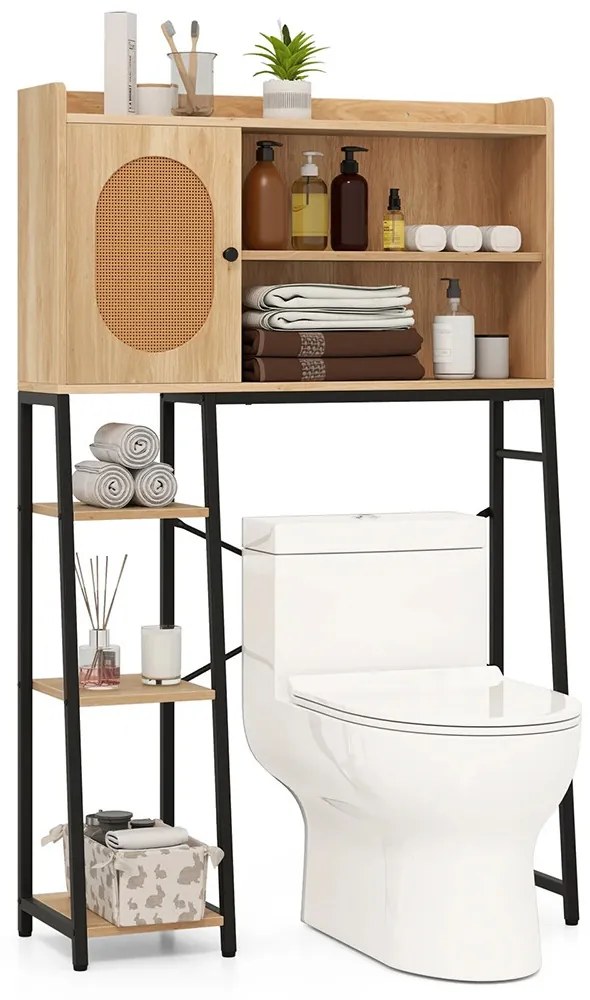 Polcos wc feletti tárolószekrény