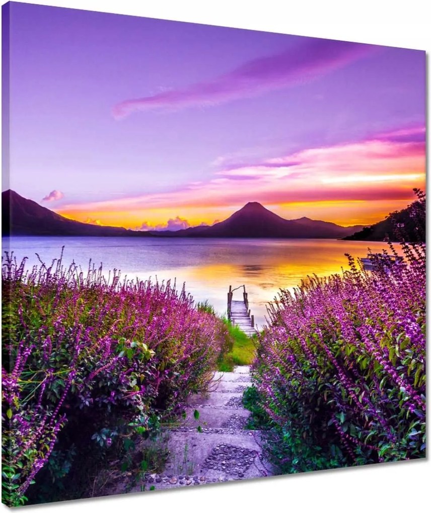 Vászonkép 50x50 Gyönyörű tájkép Tájkép