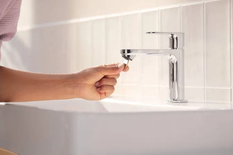 Hansgrohe Rebris S, mosdócsaptelep 110 hulladékkészlet nélkül, CoolStart, króm, 72520000