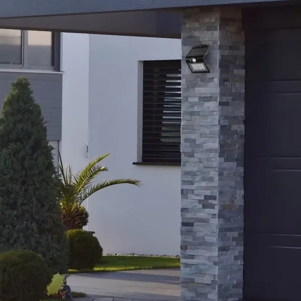 LED napelemes mozgásérzékelős lámpa LED/1,5W/1200 mAh 3,7V IP65