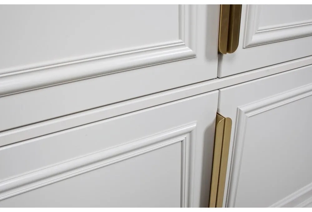 Világosszürke borovi fenyő ruhásszekrény klasszikus ajtóval 110x215 cm Organize – BePureHome