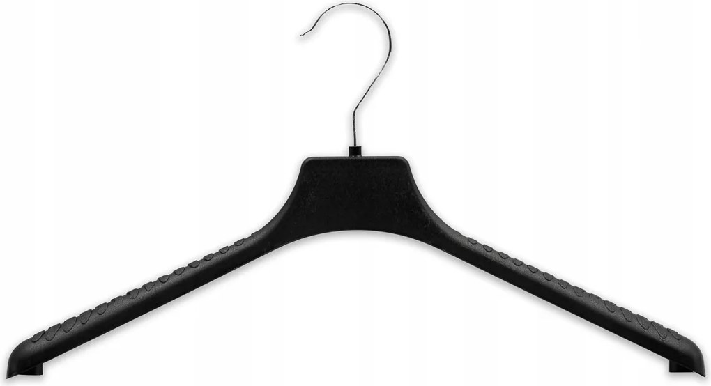 Ruhaakasztó fekete műanyag 39cm/100db B-4