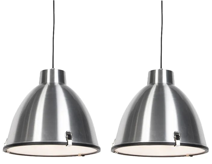 2 db-os szett Függőlámpa alumínium 38 cm fényerőszabályozóval - Anteros
