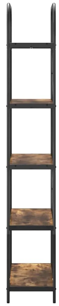 Könyvespolc Füstölt tölgy 80 x 30 x 183 cm Faanyag