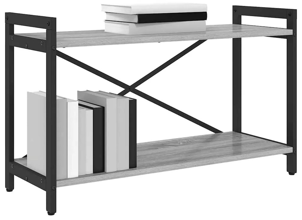 Könyvszekrény Szürke sonoma 80 x 30 x 48.5 cm Faanyag