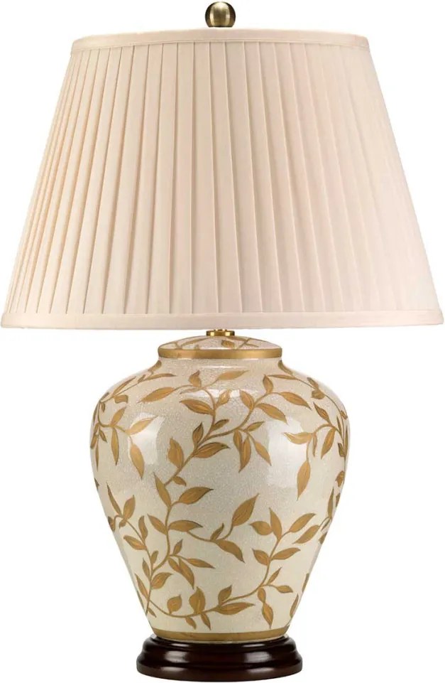 Elstead Lighting Leaves Brown Gold LEAVES-BR-GL-TL Asztali lámpa 1x60W/E27