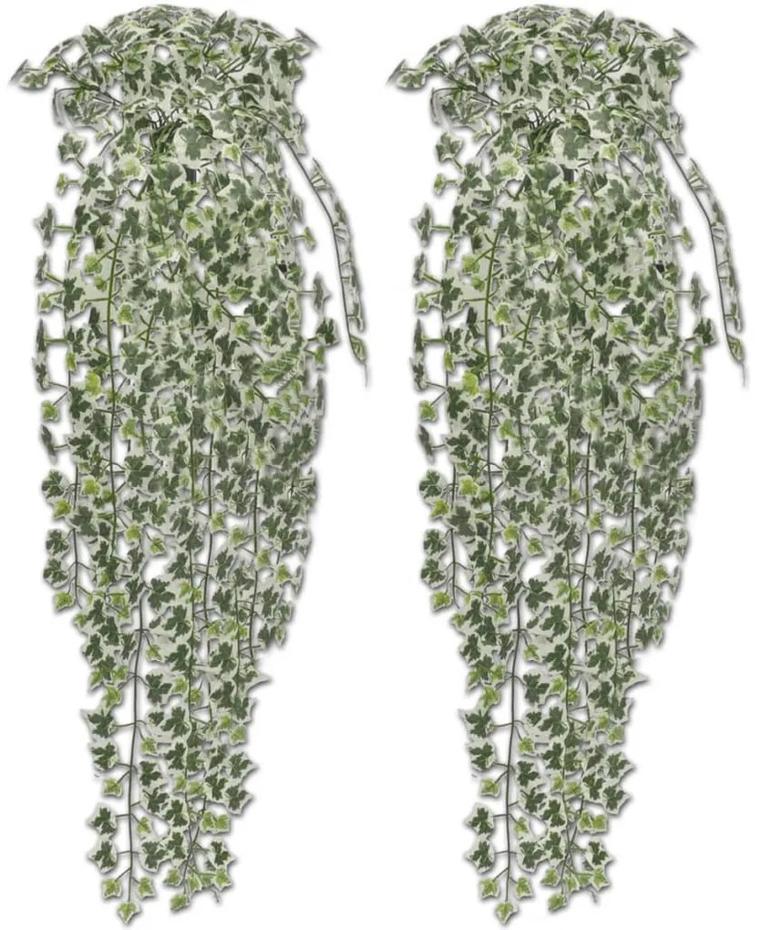 2 db Tarka Mesterséges Borostyán Bokor 90 cm