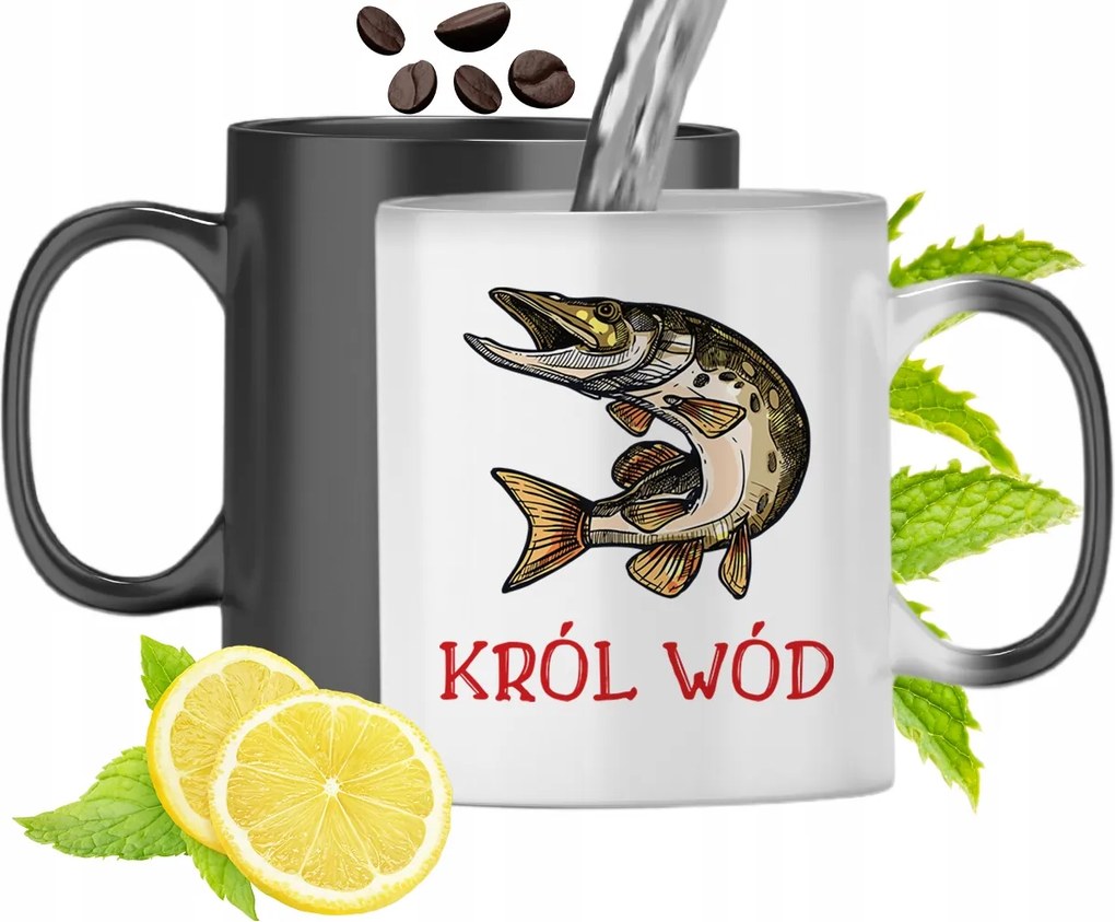 Mágikus Bögre Horgászoknak Színváltós, fényképes nyomattal