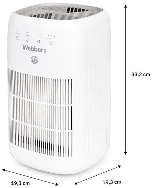 WEBBER DEQ10 Páramentesítő - fehér