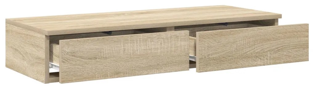 Ágyfiókok fiókkal sonoma tölgy 80 x 36.5 x 16.5 cm Faanyag