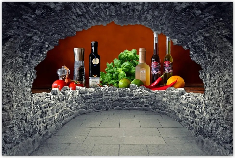 Poszterek 90x60 Zöldségek Gyümölcsök Fűszerek