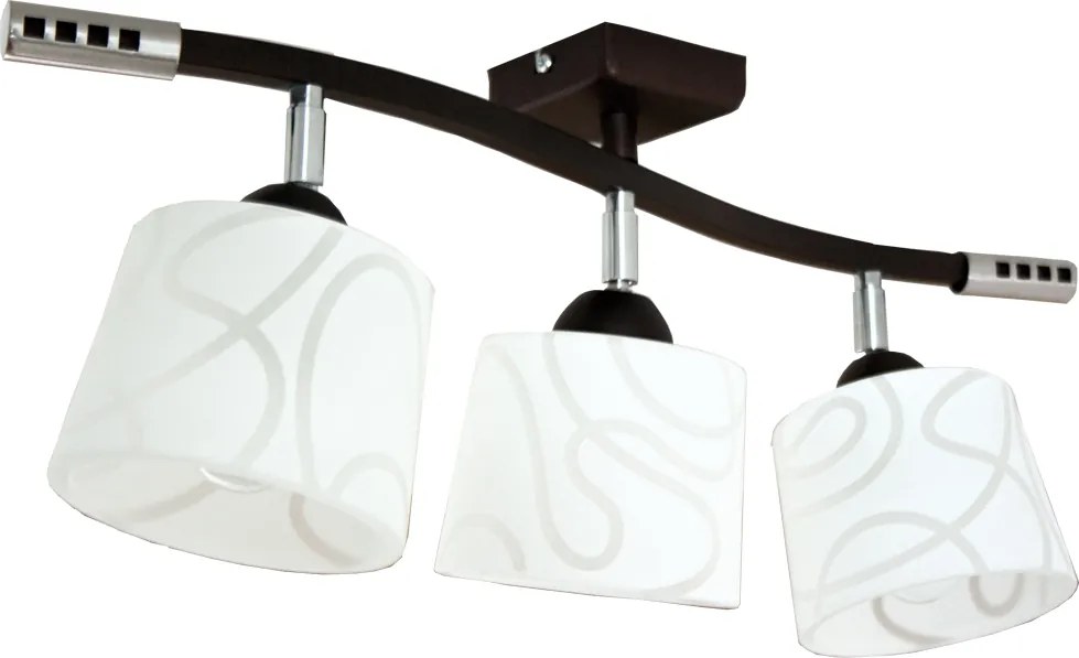 Mennyezeti lámpa lógó csillár Tanya 3 wenge mennyezeti lámpák loft csillárok