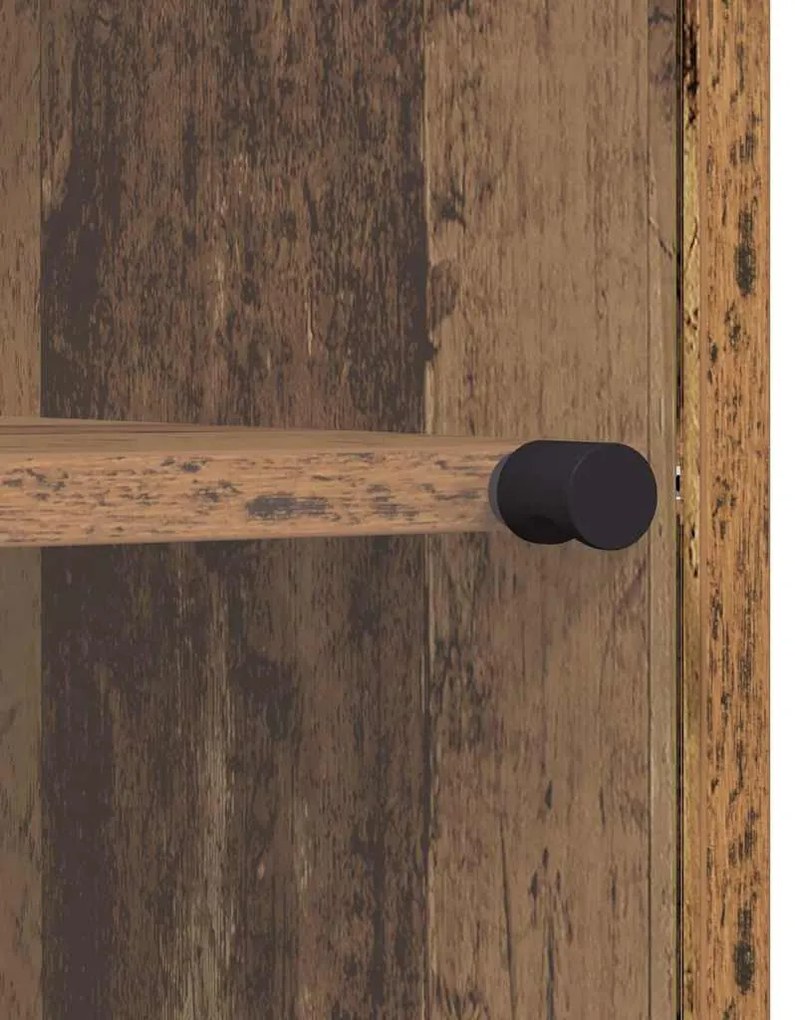 Széf Régi fa 35 x 37 x 76 cm Faanyag