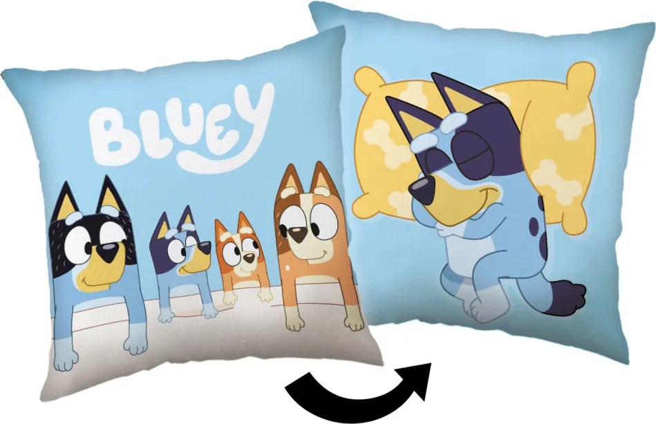 Bluey Sleep párna, díszpárna 40x40 cm
