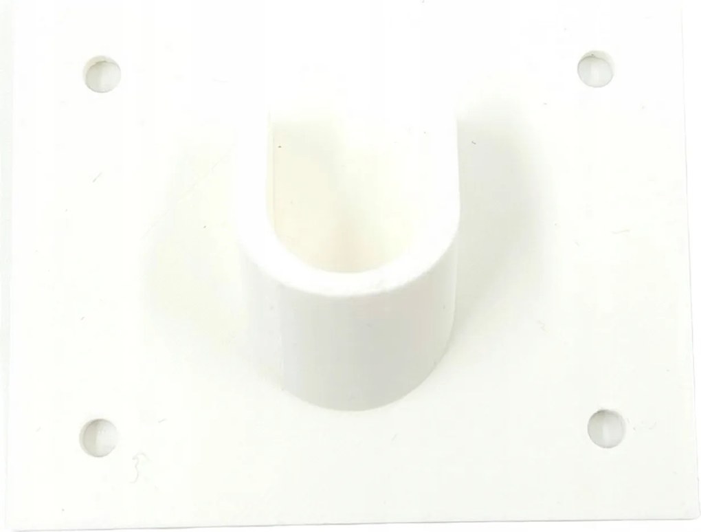 Bútorjavító készlet ruhatartó rúd a szekrényben fehér