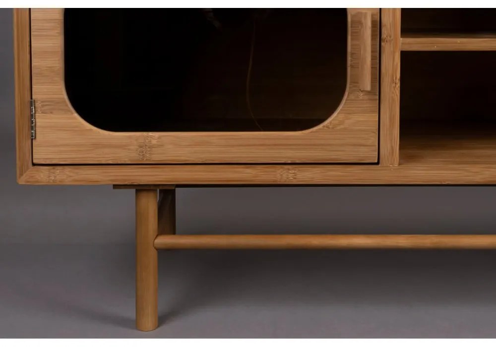 Natúr színű bambusz TV-állvány 150x55x40 cm Caroun – Dutchbone