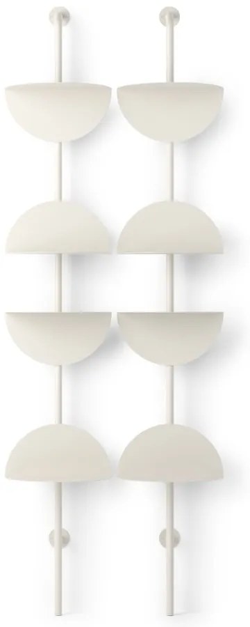 Matt fehér fém moduláris polcrendszer 27x203,5x35 cm Solis – Umbra