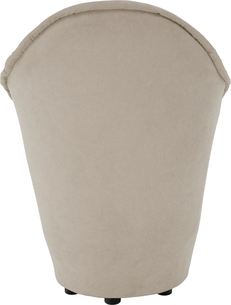 Fotel tárhellyel, bézs/barna, PERSI