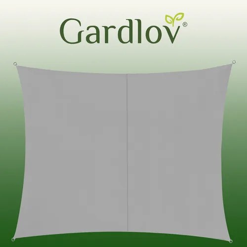 Napellenző vitorla 3x2m - szürke Gardlov 23162