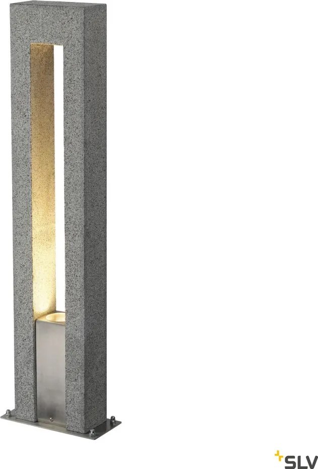 SLV 231420 ARROCK Modern Kültéri Állólámpa Króm, Szürke GU10 IP44