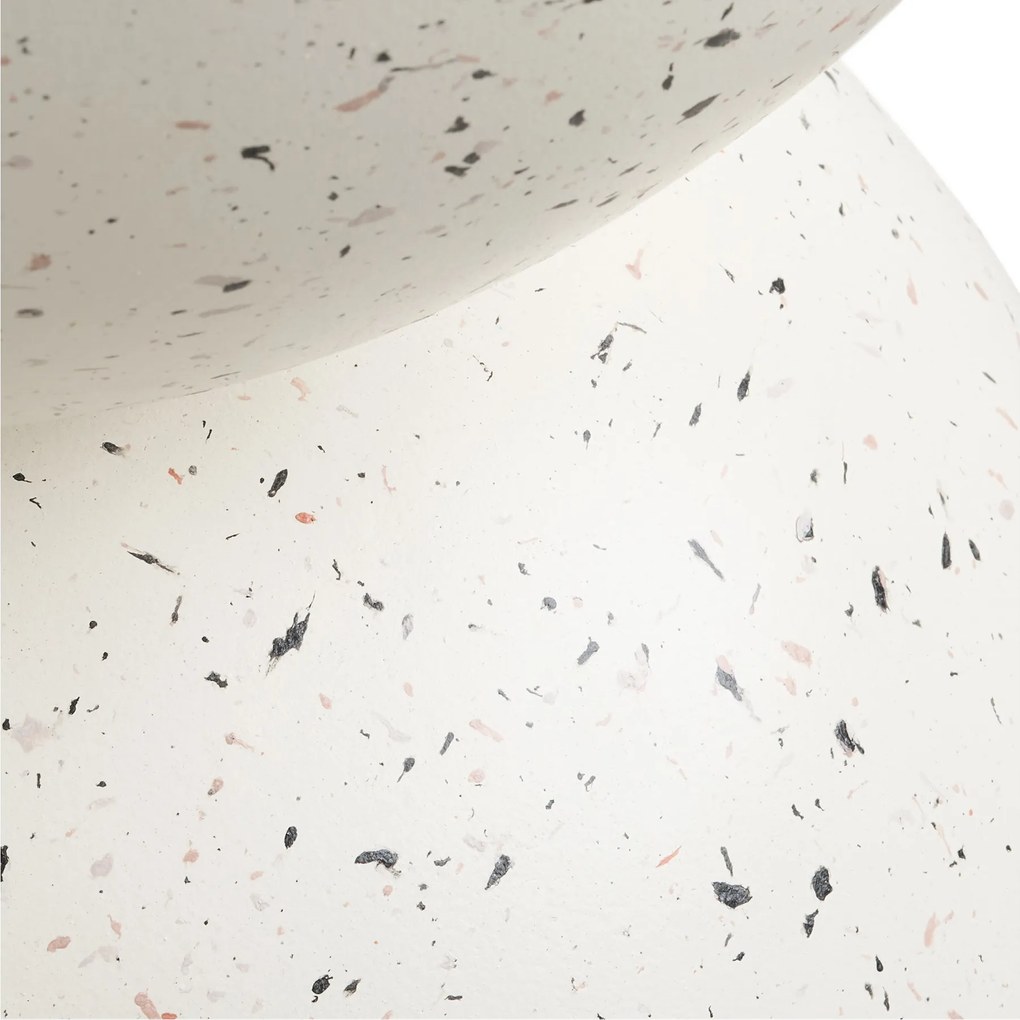 Bonita dohányzóasztal, terrazzo hatású, ø 40 cm - House Nordic