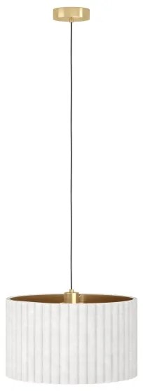 Eglo 39765 - Csillár zsinóron TAMARESCO 1xE27/40W/230V fehér