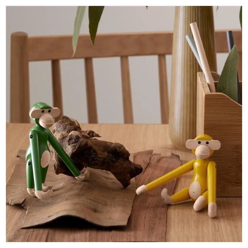 Tömörfa szobor (magasság 9,5 cm) Monkey Mini – Kay Bojesen Denmark