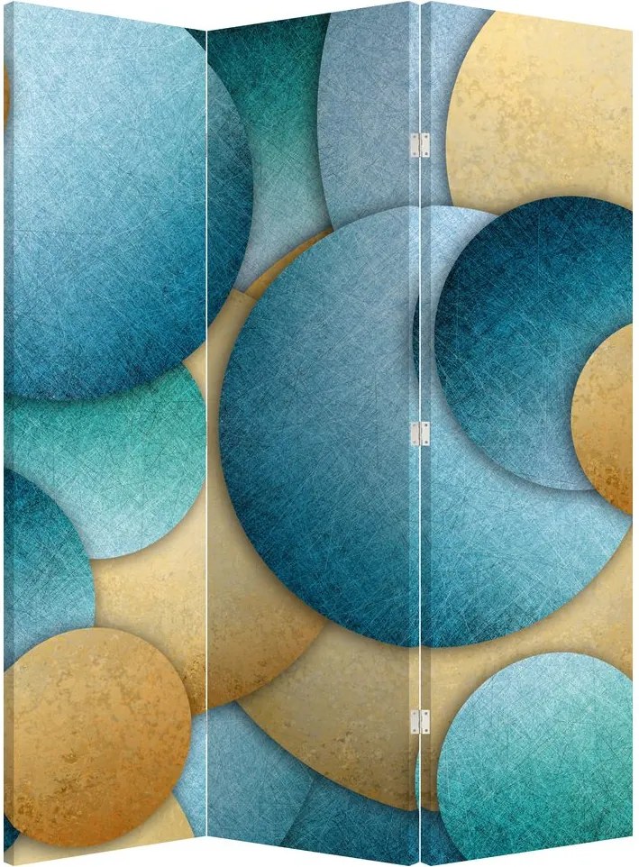 Paraván - Az absztrakciós körök (126x170 cm)