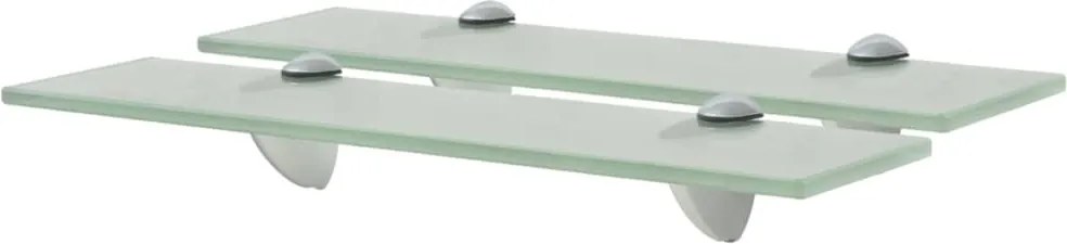 vidaXL 2 db lebegő üvegpolc 40 x 20 cm 8 mm