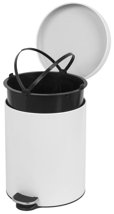 Alda Soft Close Freedom Fresh 5 l pedálosszemetes, fehér, 5 l