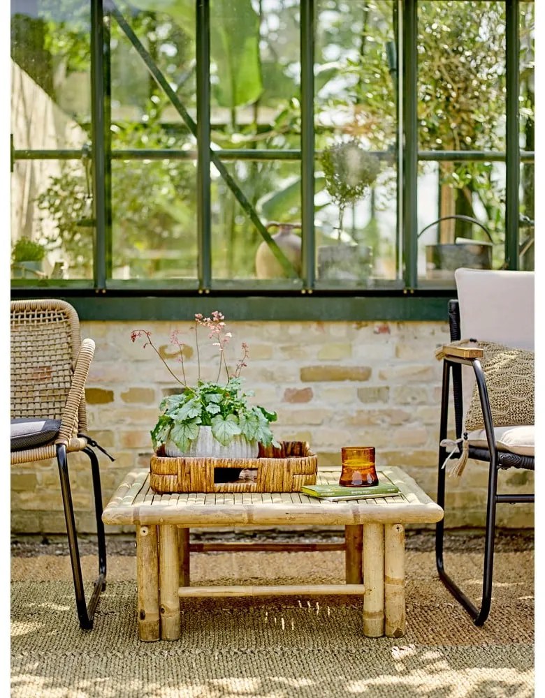 Szürke-bézs kerti fotel Mundo – Bloomingville